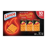 Lance Nashville Hot Cheddar Sandwich Crackers - 14.1oz/10pk
