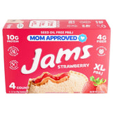 Jams PB&J Strawberry Frozen Sandwiches - 10g Protein 10.4oz/4ct