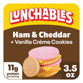 Lunchables Ham & Cheddar Cheese Cracker Stackers - 3.5oz