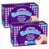 Smucker's 2ct/30oz Uncrustables Frozen Peanut Butter & Grape Jelly Sandwich