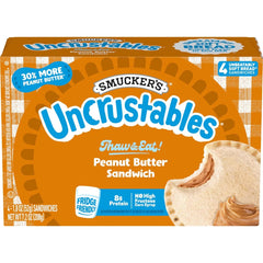 Smucker's Uncrustables Frozen Peanut Butter Sandwich - 7.2oz/4ct