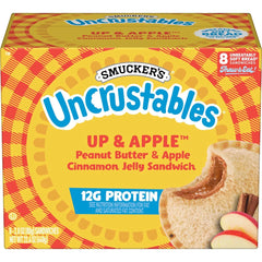 Smucker's Uncrustables Frozen Peanut Butter & Apple Cinnamon Jelly Sandwich – 12g Protein 22.4oz/8ct
