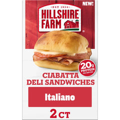 Hillshire Farm Frozen Ciabatta Italiano Deli Sandwich - 10.1oz/2ct