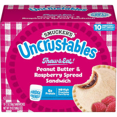 Smucker's Uncrustables Frozen Peanut Butter & Raspberry Spread Sandwich