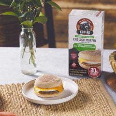 Kodiak Cakes Protein Packed Breakfast Sandwich English Muffin and Turkey Sausage - 2ct