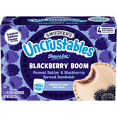 Smucker's Uncrustables Frozen Peanut Butter & Blackberry Spread Sandwich - 8oz/4ct