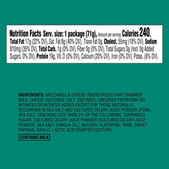 Uncured Pepperoni and Mozzarella Cheese Snacker 2.5oz - Good & Gather™