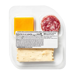 Uncured Genoa Salami, Cheddar Cheese & Crackers Snacker 2.25oz - Good & Gather™