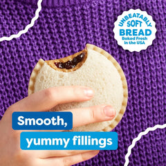 Smucker's Uncrustables Frozen Whole Wheat Peanut Butter & Grape Jelly Sandwiches - 8oz/4ct