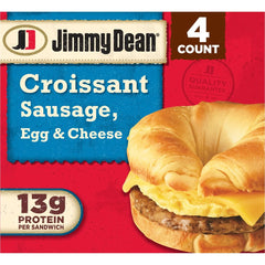 Jimmy Dean Sausage Egg & Cheese Frozen Croissant Sandwiches