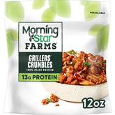 MorningStar Farms Meal Starters Frozen Vegan Crumbles Grillers - 12oz