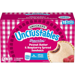 Smucker's Uncrustables Frozen Peanut Butter & Raspberry Spread Sandwich - 30oz/15ct