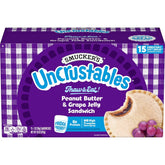 Smucker's Uncrustables Frozen Peanut Butter & Grape Jelly Sandwich