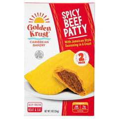Golden Krust Jamaican Style Spicy Beef Frozen Patties - 9oz/2ct