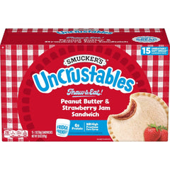 Smucker's Uncrustables Frozen Peanut Butter & Strawberry Jam Sandwich