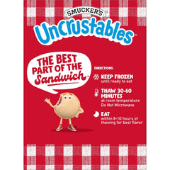 Smucker's 2ct/30oz Uncrustables Frozen Peanut Butter & Strawberry Jam Sandwich