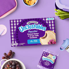 Smucker's 2ct/30oz Uncrustables Frozen Peanut Butter & Grape Jelly Sandwich