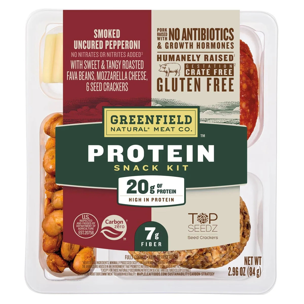 Greenfield Natural Meat Co. ABF Pepperoni Protein Kit - 2.96oz