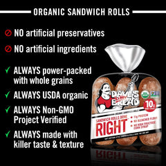 Dave's Killer Bread Sandwich Rolls Done Right - 18oz