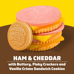 Lunchables Ham & Cheddar Cheese Cracker Stackers - 3.5oz