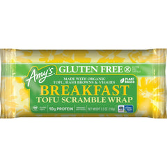Amy's Gluten Free Vegan Tofu Scramble Frozen Breakfast Wrap - 5.5oz
