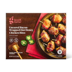 Frozen Uncured Bacon Wrapped Chicken Bites - 9.52oz - Good & Gather™