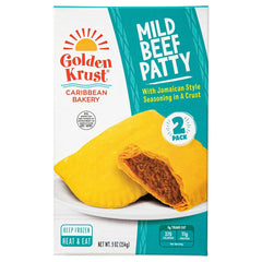 Golden Krust Jamaican Style Mild Beef Frozen Patties - 9oz/2ct