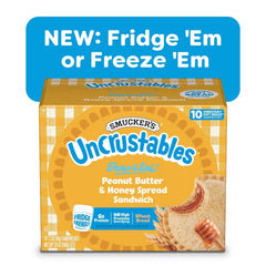Smucker's Uncrustables Frozen Peanut Butter & Honey Spread Sandwich - 20oz/10ct