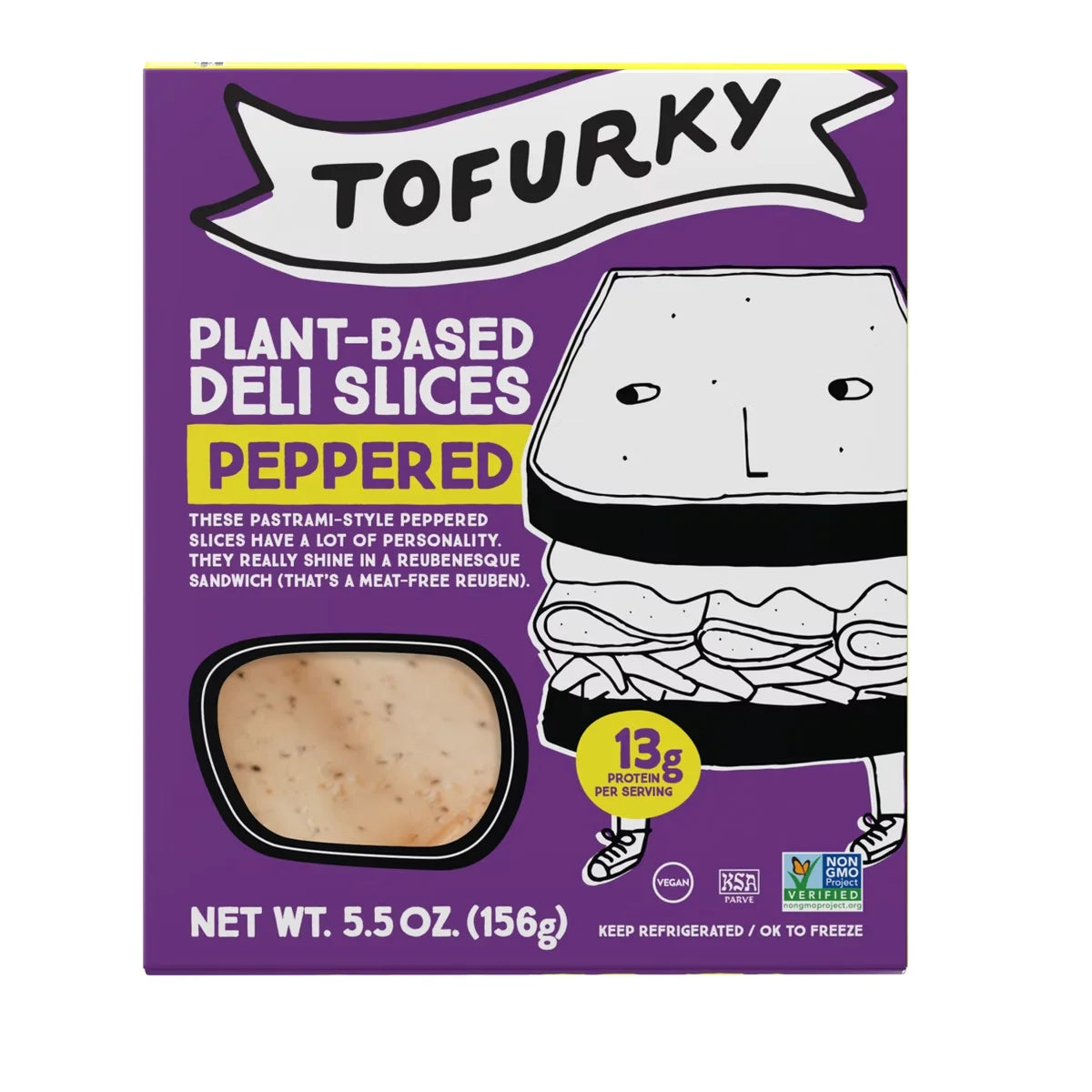 Tofurky Plant Based Peppered Deli Slices - 15ct/5.5oz