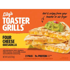 Lily's Toaster Grills Frozen Four-Cheese Quesadilla - 5.4oz/2ct