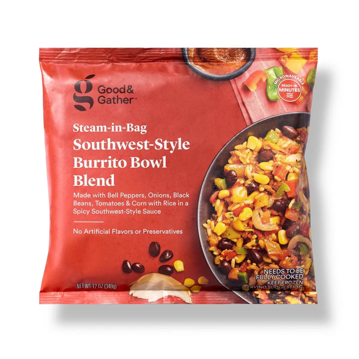 Southwest-Style Burrito Bowl Frozen Veggie Blend - 12oz - Good & Gather™