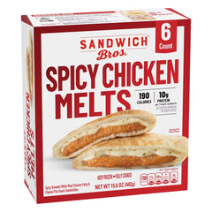 Sandwich Brothers of Wisconsin Frozen Spicy Chicken Melt - 15.6oz/6ct