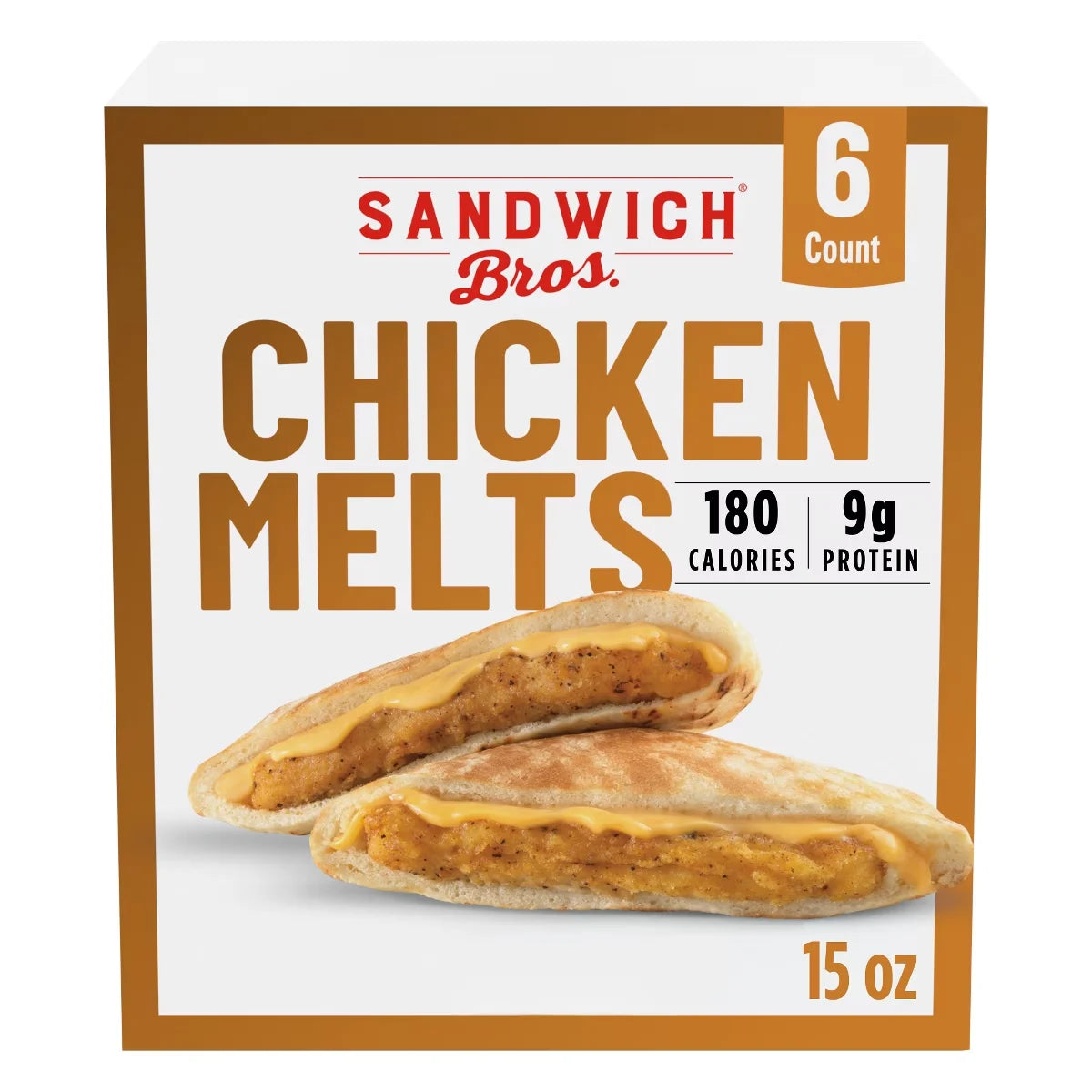 Sandwich Brothers of Wisconsin Frozen Chicken Melt - 15oz/6ct