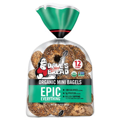 Dave's Killer Bread Epic Everything Organic Mini Bagels - 15.6oz/12ct