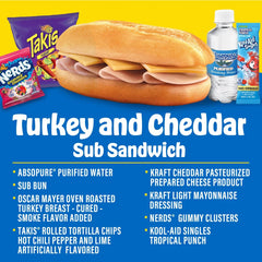 Lunchables Turkey and Cheddar Uploaded Sub Sandwich - 16.1oz