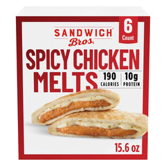 Sandwich Brothers of Wisconsin Frozen Spicy Chicken Melt - 15.6oz/6ct