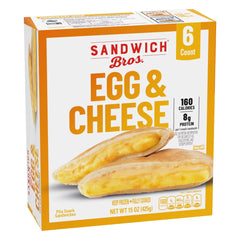 Sandwich Brothers of Wisconsin Frozen Egg & Cheese Sandwich - 15oz/6ct