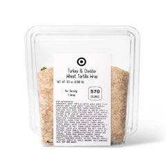 Turkey and Cheddar Wrap - 8oz - Good & Gather™