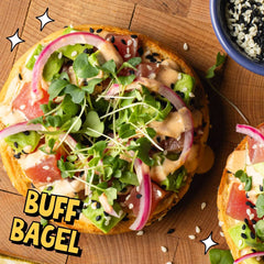 DAVID'S DELI Plain Protein Bagel - 14.25oz/5ct