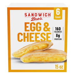 Sandwich Brothers of Wisconsin Frozen Egg & Cheese Sandwich - 15oz/6ct