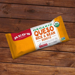 Red's All Natural Organic Queso Rice & Bean Burrito - 4.5oz/1ct