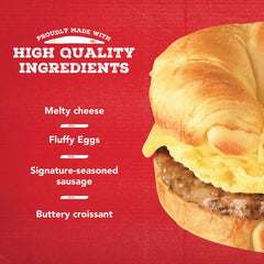 Jimmy Dean Sausage Egg & Cheese Frozen Croissant Sandwiches