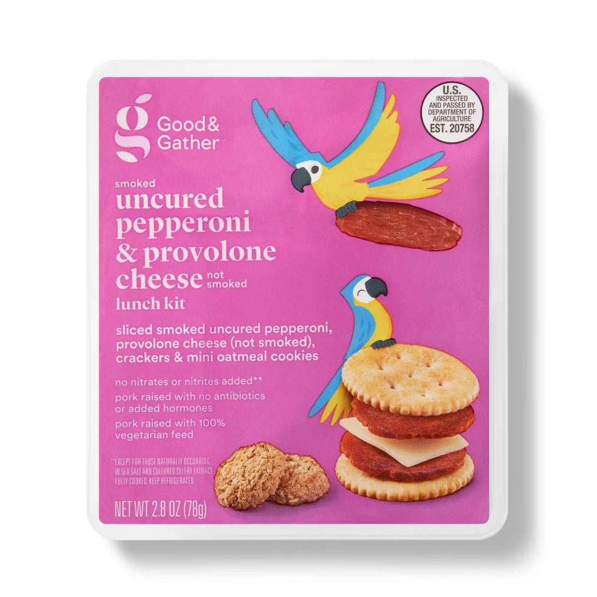 Pepperoni Stacker Lunch Kit - 2.8oz - Good & Gather™