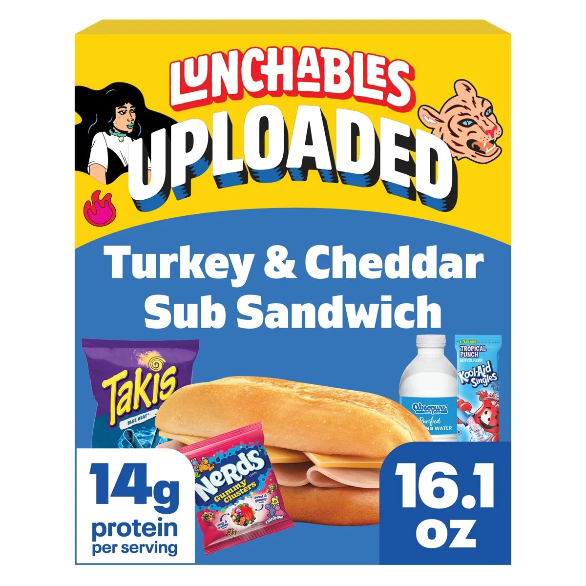 Lunchables Turkey and Cheddar Uploaded Sub Sandwich - 16.1oz