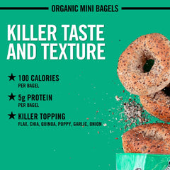 Dave's Killer Bread Epic Everything Organic Mini Bagels - 15.6oz/12ct