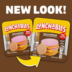Lunchables Ham & Cheddar Cheese Cracker Stackers - 3.5oz