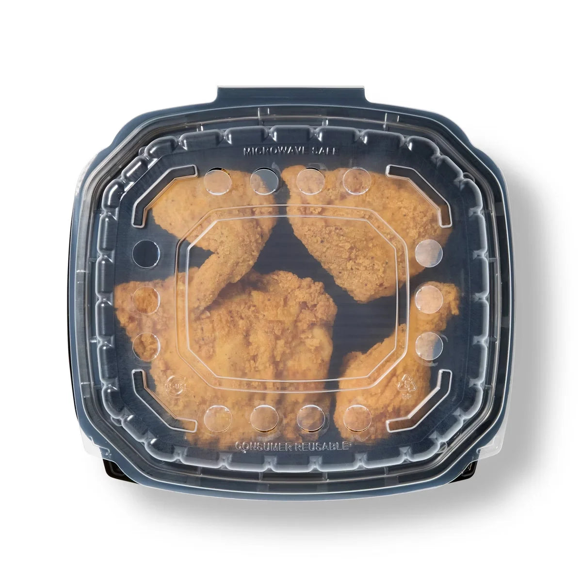 Hot Crispy Chicken - 4ct - price per lb - Market Pantry™