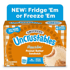 Smucker's Uncrustables Frozen Peanut Butter Sandwich - 7.2oz/4ct